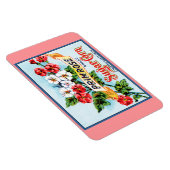 Primrose Flowers  Crate Label Art Magnet Magneet (Rechterzijde)