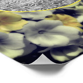 Primrose Flowers Lijst Creëer Uw eigen foto Poster (Hoek)