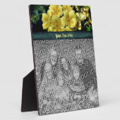 Primrose Flowers Voeg uw eigen foto gepersonalisee Fotoplaat (Zijkant)