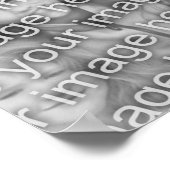 Primrose Flowers Voeg uw foto gepersonaliseerd toe Poster (Hoek)