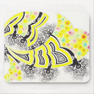 Primrose fractal-stijl design muismat