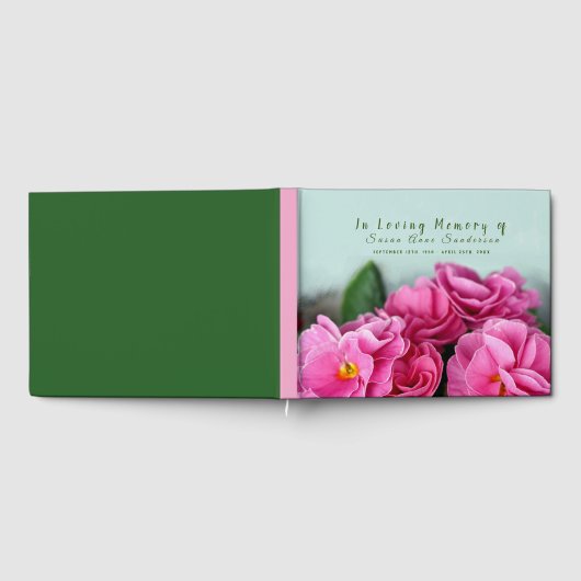 Primrose Funeral Memorial Guest Book Gastenboek (Volledig)