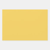 Primrose Gele Solid Color Inpakpapier Vel (Voorkant)