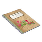 Primrose gepersonaliseerde compositie notitieboek (Rechterzijde)