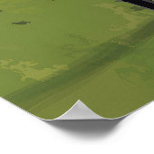 Primrose Hill Londense Silhouette Reisposter Poster (Hoek)
