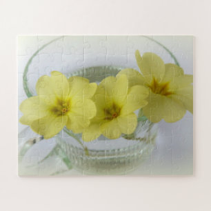primrose in een kopje koffie legpuzzel