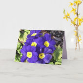 Primrose Kaart (Gele Bloem)