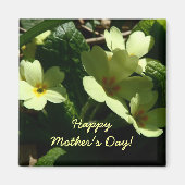 Primrose Moederdag magnet (Voorkant)