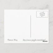 Primrose Posy Briefkaart (Achterkant)