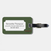 Primrose (Primula Aucalis) Bagagelabel (Achterkant horizontaal)