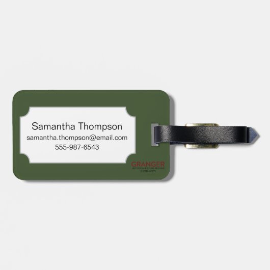 Primrose (Primula Aucalis) Bagagelabel (Achterkant horizontaal)