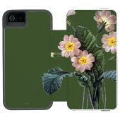 Primrose (Primula Aucalis) Incipio iPhone Portemonnee Hoesje (Agenda Open)