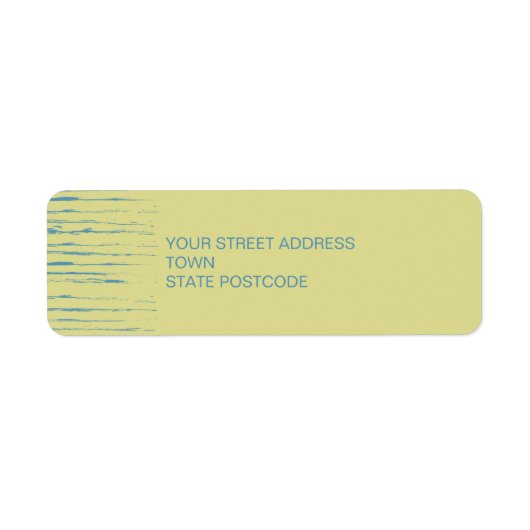 Primrose Return Address Label (Voorkant)