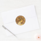 Primrose Ronde Sticker (Envelop)