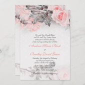  primrose roze roze weddenschap kaart (Voorkant / Achterkant)