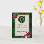 Primrose Scottish Clan Tartan & Crest Kaart (Gele Bloem)