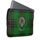 Primrose Scottish Clan Tartan & Crest Laptop Sleeve (Voorkant Rechts)
