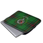 Primrose Scottish Clan Tartan & Crest Laptop Sleeve (Voorkant onderkant)