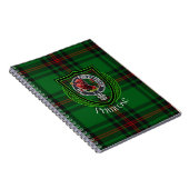 Primrose Scottish Clan Tartan & Crest Notitieboek (Rechterzijde)