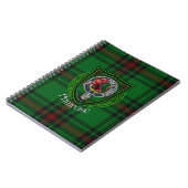 Primrose Scottish Clan Tartan & Crest Notitieboek (Linkerzijde)