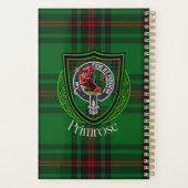Primrose Scottish Clan Tartan & Crest Planner (Achterkant)