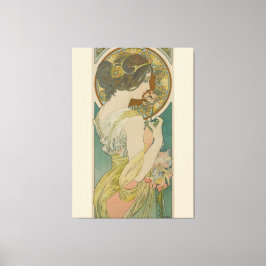 Primrose van Alphonse Mucha (1899) Canvas Afdruk