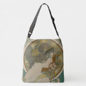 Primrose van Alphonse Mucha (1899) Crossbody Tas (Achterkant)