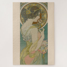 Primrose van Alphonse Mucha (1899) Legpuzzel