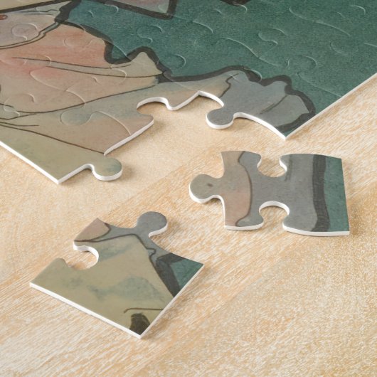 Primrose van Alphonse Mucha (1899) Legpuzzel (Zijkant)