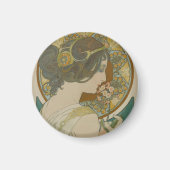 Primrose van Alphonse Mucha (1899) Magneet (Voorkant)