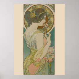Primrose van Alphonse Mucha (1899) Poster