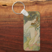 Primrose van Alphonse Mucha (1899) Sleutelhanger (Voorkant)