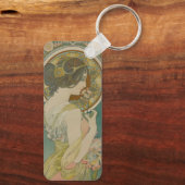 Primrose van Alphonse Mucha (1899) Sleutelhanger (Achterkant)