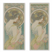 Primrose van Alphonse Mucha (1899) Sticker (Voorkant)