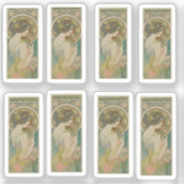 Primrose van Alphonse Mucha (1899) Sticker (Voorkant)