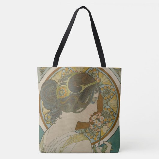 Primrose van Alphonse Mucha (1899) Tote Bag (Voorkant)