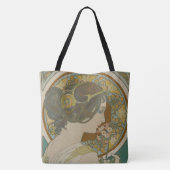 Primrose van Alphonse Mucha (1899) Tote Bag (Achterkant)