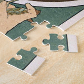 Primrose van Alphonse Mucha -  Art Nouveau Legpuzzel (Zijkant)