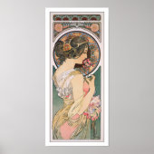 Primrose van Alphonse Mucha -  Floral Art Poster (Voorkant)