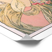 Primrose van Alphonse Mucha -  Floral Art Poster (Hoek)