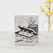 Primrose van Kubo, Shunman Ukiyoe Kaart (Gele Bloem)