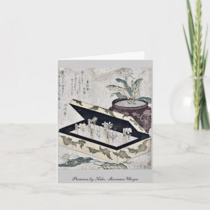 Primrose van Kubo, Shunman Ukiyoe Kaart