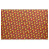 Primrose waterverf botanische veer stof (Yard (91,4 cm))