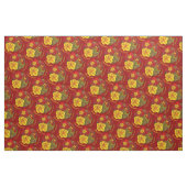 Primrose waterverf botanische veer stof (Fat Quarter)