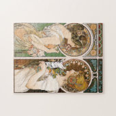 Primroses and Feather, Mucha Legpuzzel (Horizontaal)