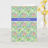 Primroses Birthday Card, Dutch Greeting Kaart (Gele Bloem)