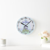 Primroses Christelijke Kruisklok Ronde Klok (Huis)