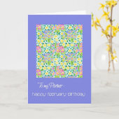 Primroses Februari Verjaardag Kaart voor een Partn (Gele Bloem)