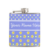 Primroses Hip Flask: personaliseren: poolpunten, b Heupfles (Voorkant)