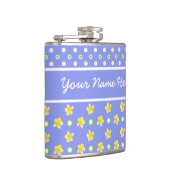 Primroses Hip Flask: personaliseren: poolpunten, b Heupfles (Rechts)